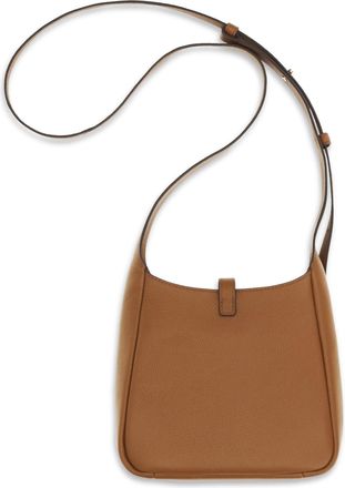 Tory Burch Womens Miller Swing Crossbody Bag Aged Tan Calf Leather Bos Taurus Shoulder