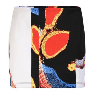 AMBUSH Short Skirts, female, Black, XS, knit mini skirt
