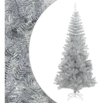 vidaXL &Aacute;rbol De Navidad Artificial Con Soporte Plateado Pet 210 Cm Vidaxl
