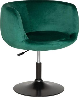 Happy Garden Taburete de bar de terciopelo verde NOLAN