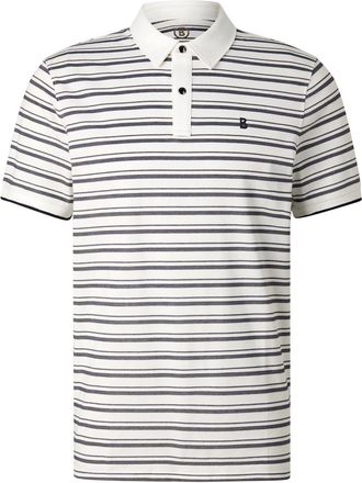 Bogner Timo polo shirt for men - Black/Off-White - XXL