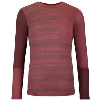 Ortovox 185 RockNWool Long Sleeve Merinounterwäsche für Damen | rot