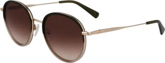 Longchamp Lo 176S Zonnebril - unisex - Zonnebrillen - Geel - 52 MM - Accessoires