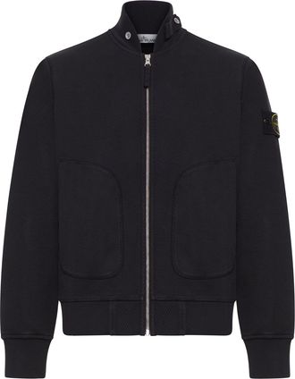 Stone Island COTTON SWEATSHIRT WITH ZIP - Stone Island - Man