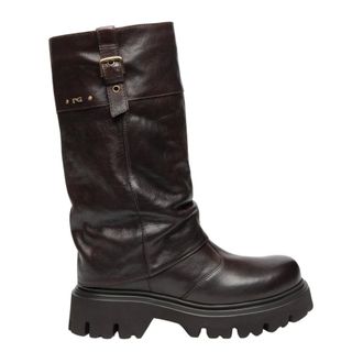 Nero Giardini Stivale Biker - - Shoes - Donna - Marrone - 36 EU