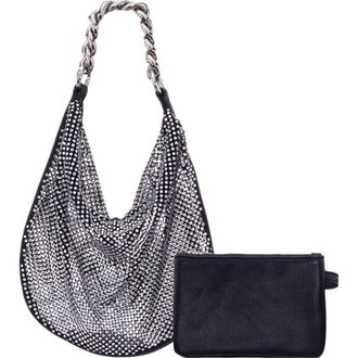 Nina Racquel Shoulder Bag in Black at Nordstrom