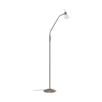 Lindby L&aacute;mpara de pie de metal gris