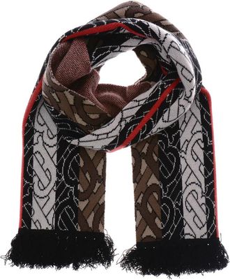 Burberry TB Monogram Stripe Knit Football Sjaal - unisex - Wintersjaals - Veelkleurig - ONE Size - Accessoires