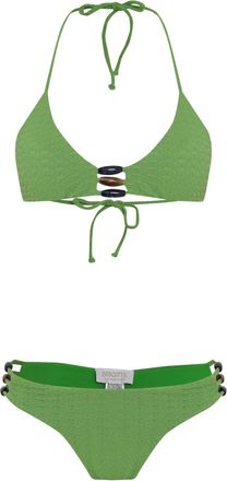 Brigitte Bikini con perline - Verde