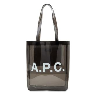 A.P.C. Tote Bags, male, Black, Size: ONE SIZE Tote LOU
