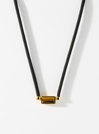 Lucas Jack Womens Tigers eye cord necklace