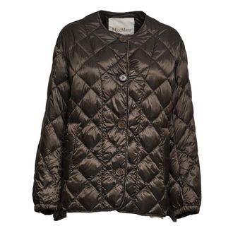 Max Mara Down Jackets, female, Brown, Size: M Mtcsoftd Down Jacket
