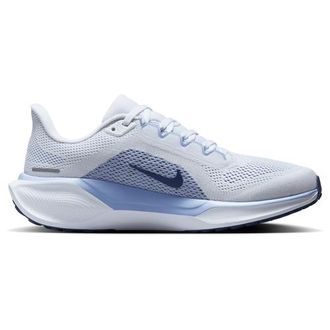 Nike Womens Air Zoom Pegasus 41 - Running Shoes White/Aluminum/Diffused Blue Size 11.0