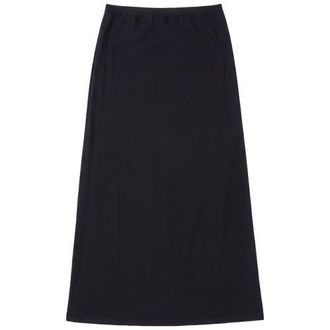 Monte Carlo Malta Elastic Waist Straight Long Skirt in Black at Nordstrom, Size 24
