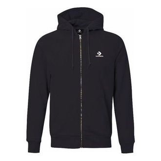 Converse Mens Converse Casual Sports Breathable Jacket Black 10020341-A01