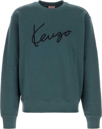 Kenzo Green Crew Neck Sweatshirt