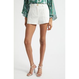 Ramy Brook Marco Shorts in Ivory at Nordstrom, Size 10