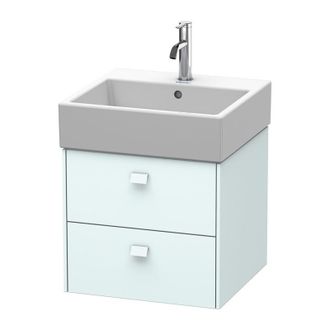 Duravit Mueble Bajo Encimera Duravit Brioso 48,4 X 45,9 Cm, 2 Cajones, Incl. Hueco Para Sif&oacute;n Y Delantal, Para Lavabo Vero Air 235050, Color (frente/cuerpo): 