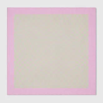 Gucci GG Silk Twill Bandana, Pink, Silk