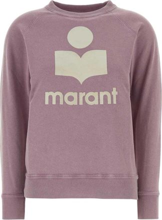 Isabel Marant Millyny Sweatshirt - Dames - Sweatshirts - Paars - XS - Katoen - Hoodies & sweatvesten