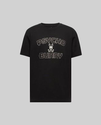 Psycho Bunny Mens Gage Wordmark Tee 001 BLACK / XXXL