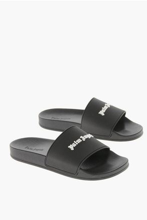 Palm Angels Rubber Slides CLASSIC LOGO with Logo size 44