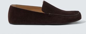 The Row Suede loafers