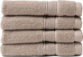 Cozy Earth Luxe Set of 4 Washcloths in Sand at Nordstrom