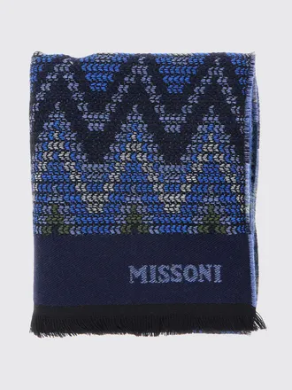 Missoni Multicolour Abstract Pattern Pure Virgin Wool Scarf