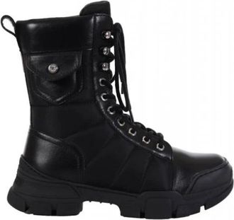 Love Moschino Trek 45 Sneakers - Dames - Veterlaarzen - Zwart - 38 EU - Schoenen