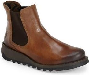FLY London Salv Chelsea Boot in Camel 002 at Nordstrom Rack, Size 6.5-7Us / 37Eu