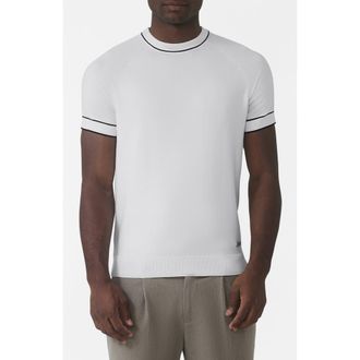 Mauvais Franco Slim Knit Tee in White at Nordstrom, Size Xx-Large
