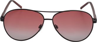 DKNY Vrouwen Metalen Pilootstijl Zonnebril DK304S