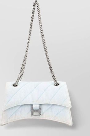 Balenciaga quilted fabric shoulder bag with sliding chain