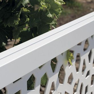 Nortene Nortene - Poste Aluminio Alupost Blanco 2.15x0.06 M