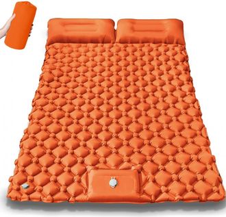No Brand Colchoneta Autoinflable Para Dormir - Tama&ntilde;o Extragrande - Colchoneta Para Dormir Al Aire Libre Para 1/2 Persona - Colch&oacute;n De Camping - Colchoneta Peq