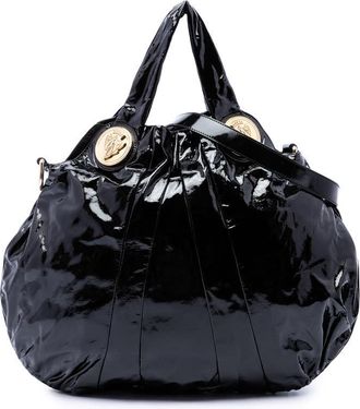 Gucci Pre-owned Gucci Large Patent Hysteria Satchel Ladies JG3968V2GXJPB96P