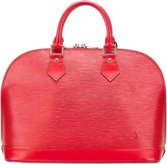 Louis Vuitton Pre-owned Handbags, female, Red, Size: ONE SIZE Pre-owned Leather handbags