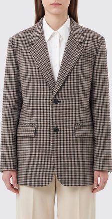 Dunst Blazer corto monopetto in puro cashmere con collo a rever