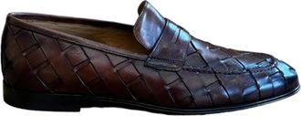 Corvari Leren Mocassin Schoenen - Heren - Loafers - Bruin - 41 1/2 EU - Leer - Schoenen