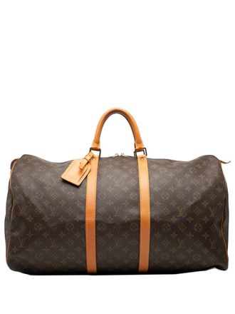 Louis Vuitton 1993 Monogram Keepall 55 travel bag - Brown