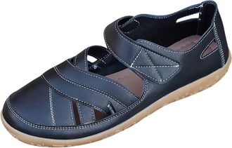 Generic Orthopedic Sandals Women Casual Closed Toe Walking Shoes Solid Color Stylish Comfortable Breathable Non-Slip Wedge Sandals Summer Outdoor