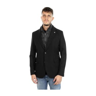 Manuel Ritz Hombre, Chaquetas, Negro, Talla: L