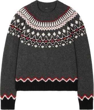 Alanui Maglione con motivo Fair Isle - Grigio