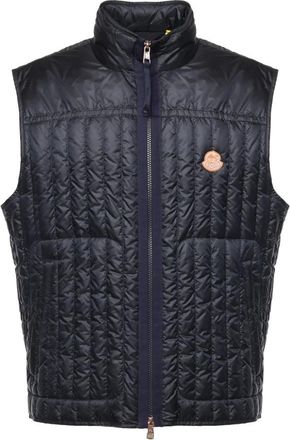 Moncler Waistcoats, male, Blue, M, Vests