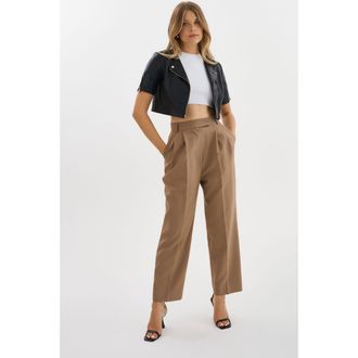 LaMarque Kirsi Ch | Cropped Biker Jacket in Black at Nordstrom, Size Large