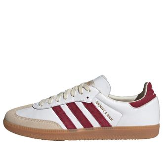 adidas x Sporty & Rich Samba OG White Collegiate Burgundy IF5660