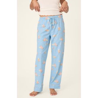 PJ Salvage Fizz the Season Pajama Pants in Light Sky at Nordstrom Rack, Size X-Small