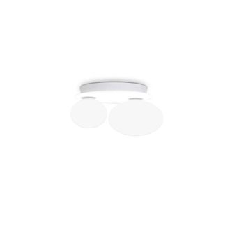 Netlighting Ninfea 2 Light Globe Ceiling Light White