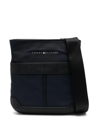 Tommy Hilfiger Messengertas met logoplakkaat - Blauw